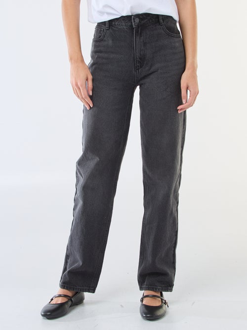 Jeans dritti in denim di cotone - Kiabi