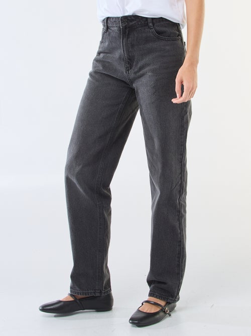 Jeans dritti in denim di cotone - Kiabi