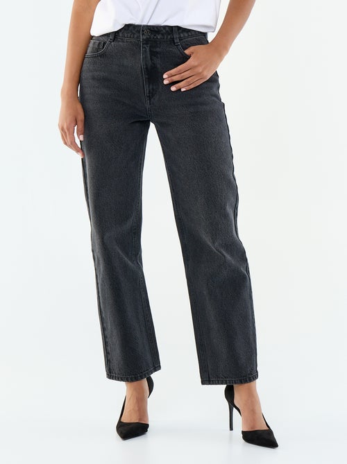 Jeans dritti in denim di cotone - Kiabi