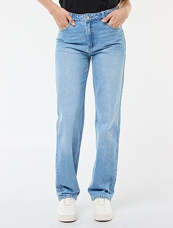 Jeans dritti regular fit in cotone - L28