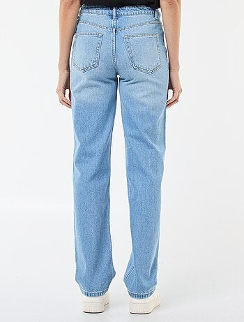 Jeans dritti regular fit in cotone - L28