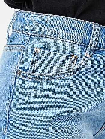 Jeans dritti regular fit in cotone - L28