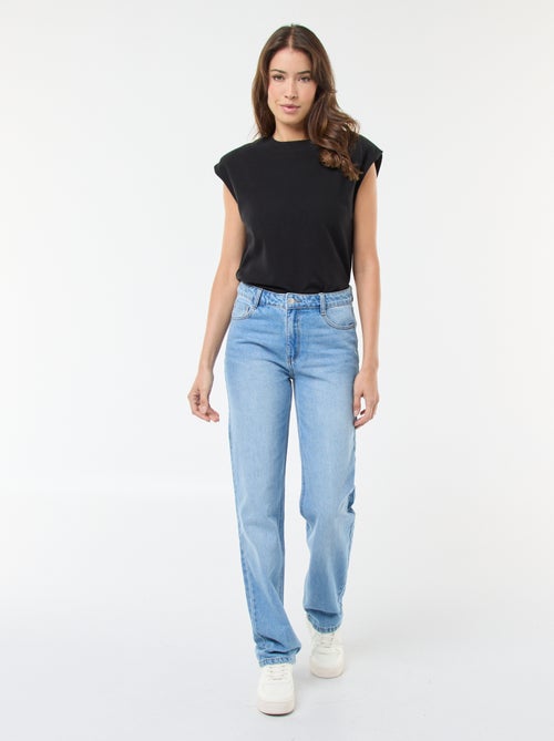 Jeans dritti regular fit in cotone - L28 - Kiabi