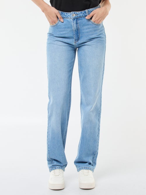 Jeans dritti regular fit in cotone - L28 - Kiabi