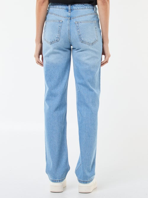 Jeans dritti regular fit in cotone - L28 - Kiabi