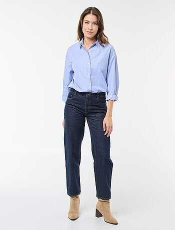 Jeans dritti regular fit in cotone - L28