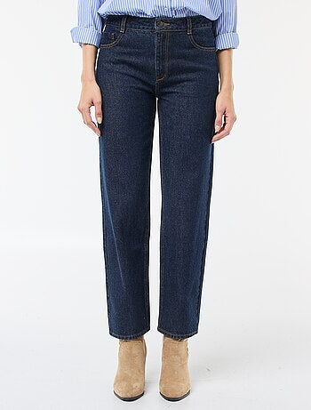 Jeans dritti regular fit in cotone - L28