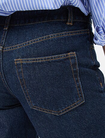 Jeans dritti regular fit in cotone - L28