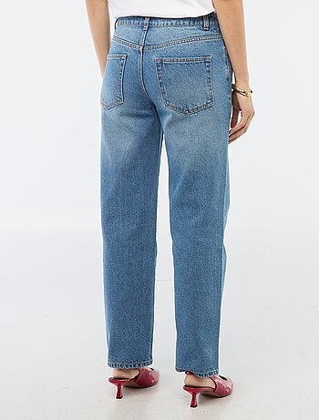 Jeans dritti regular fit in cotone - L28