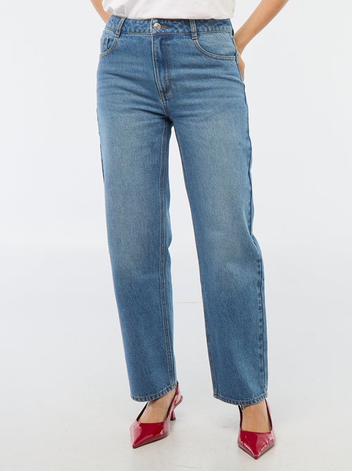 Jeans dritti regular fit in cotone - L28 - Kiabi