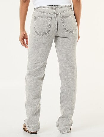 Jeans dritti regular fit in cotone - L28