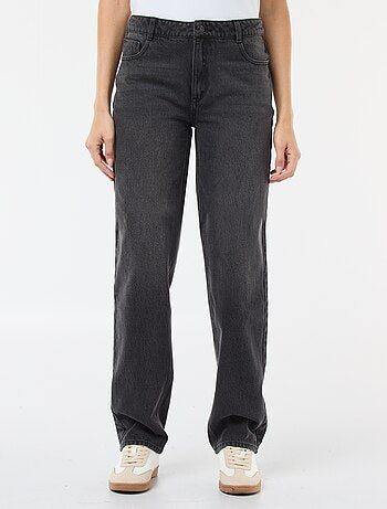 Jeans dritti regular fit in cotone - L28