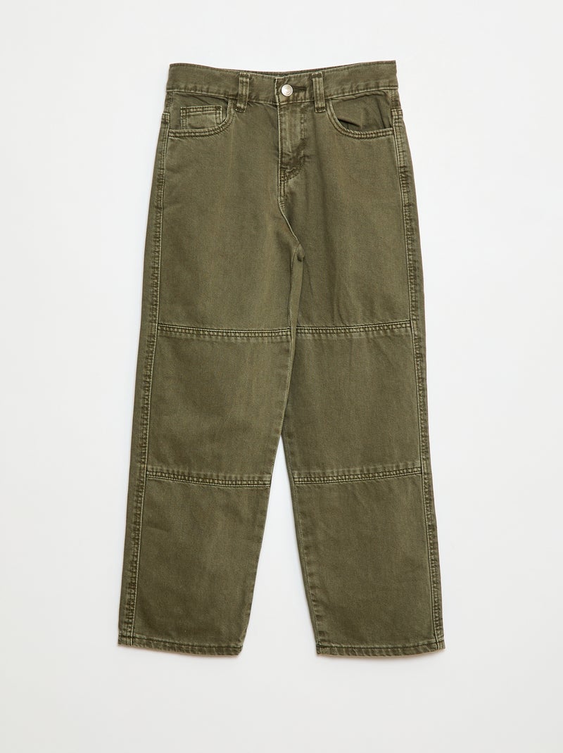 Jeans dritti Verde - Kiabi