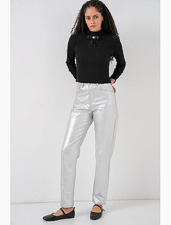Jeans dritti vita alta bdart