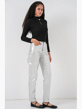 Jeans dritti vita alta bdart