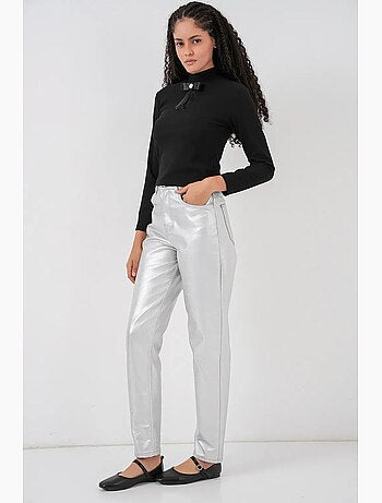 Jeans dritti vita alta bdart