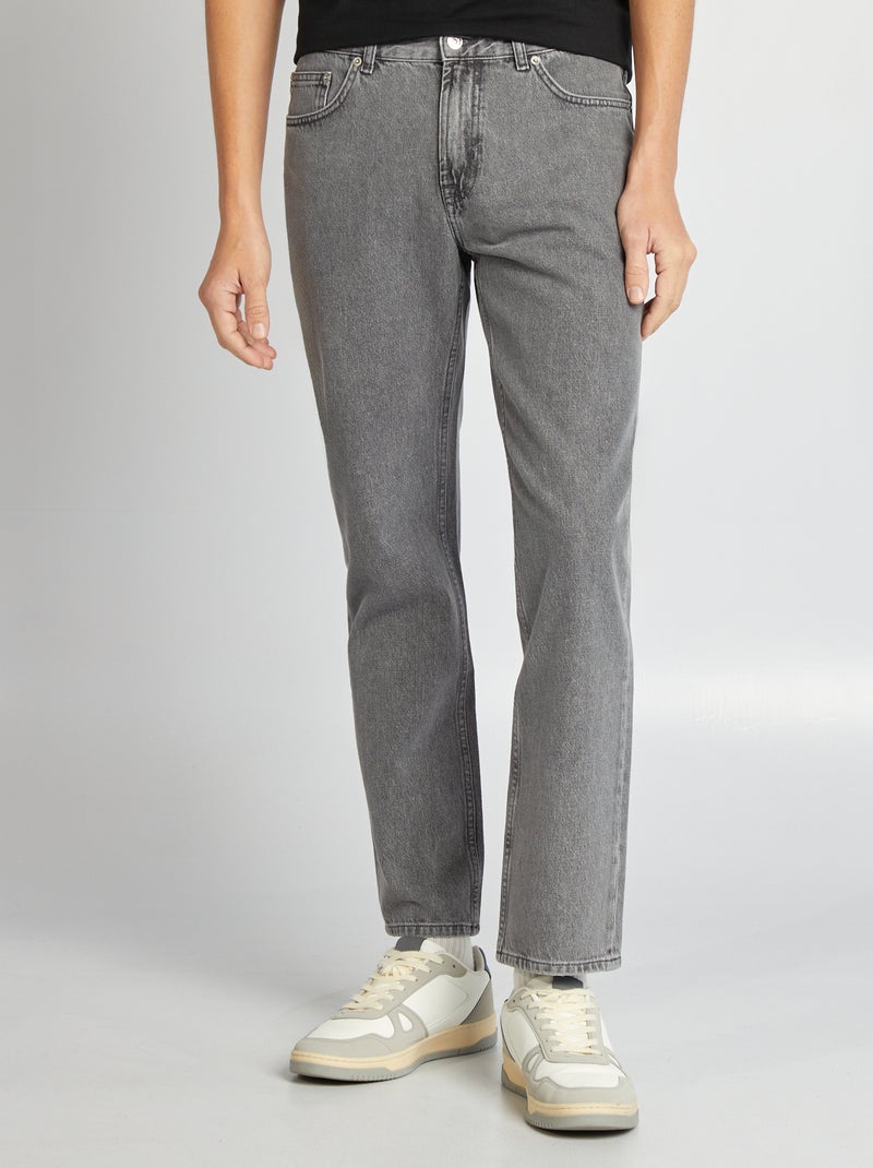 Jeans dritto - L32 GRIGIO - Kiabi