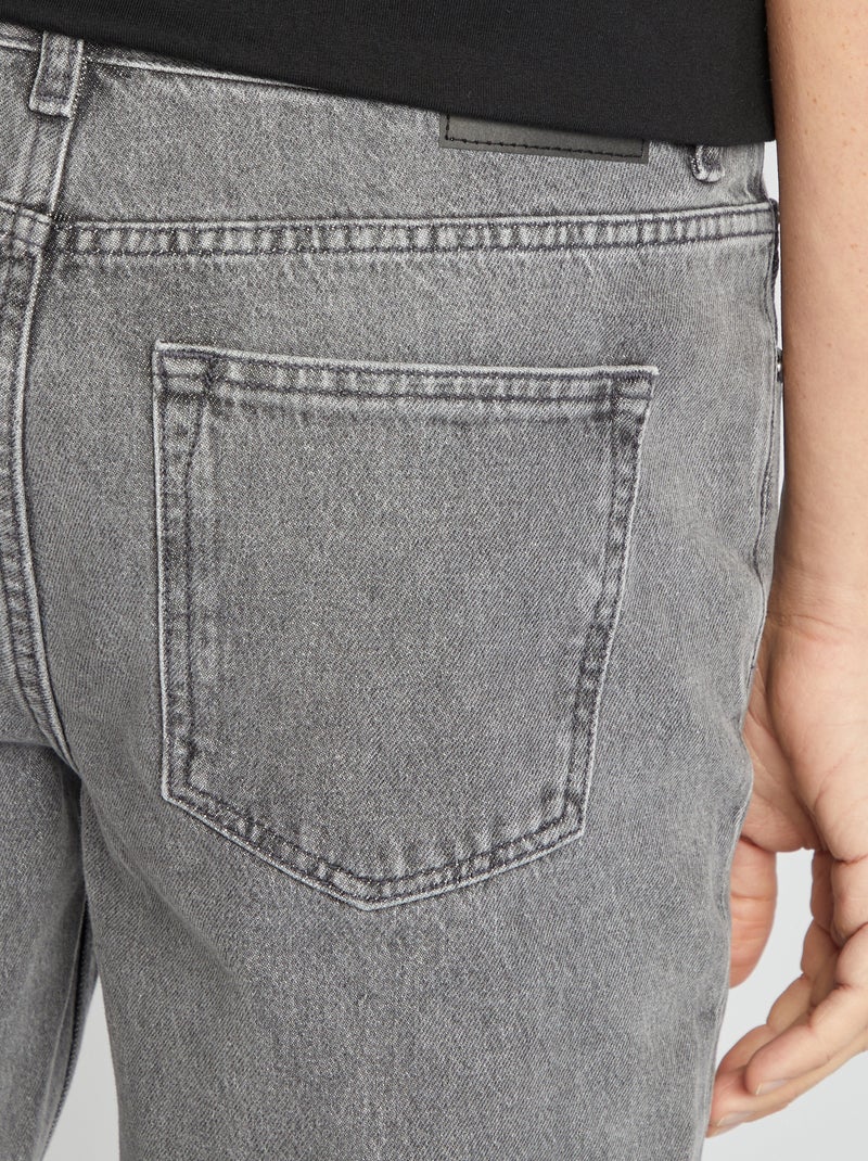 Jeans dritto - L32 GRIGIO - Kiabi