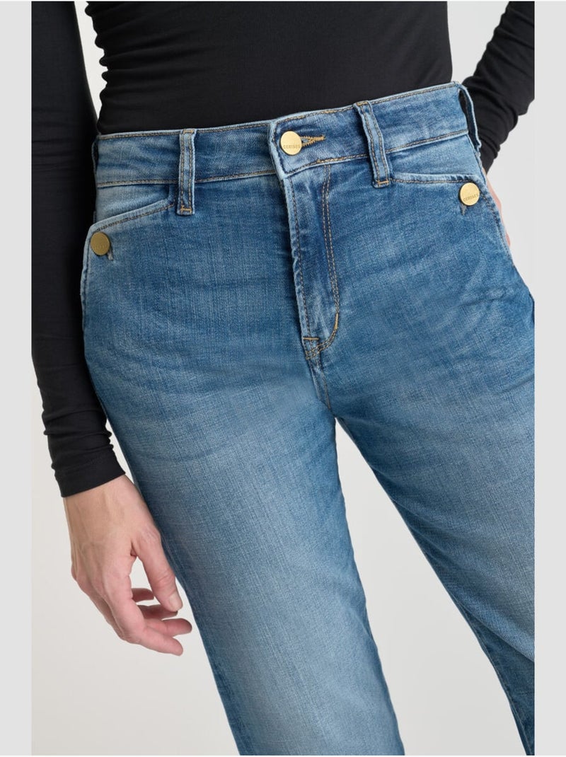 Jeans dritto , 7/8 Blu - Kiabi