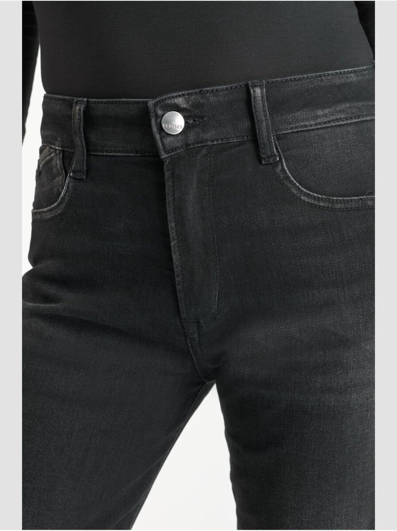 Jeans dritto , 7/8 Nero - Kiabi