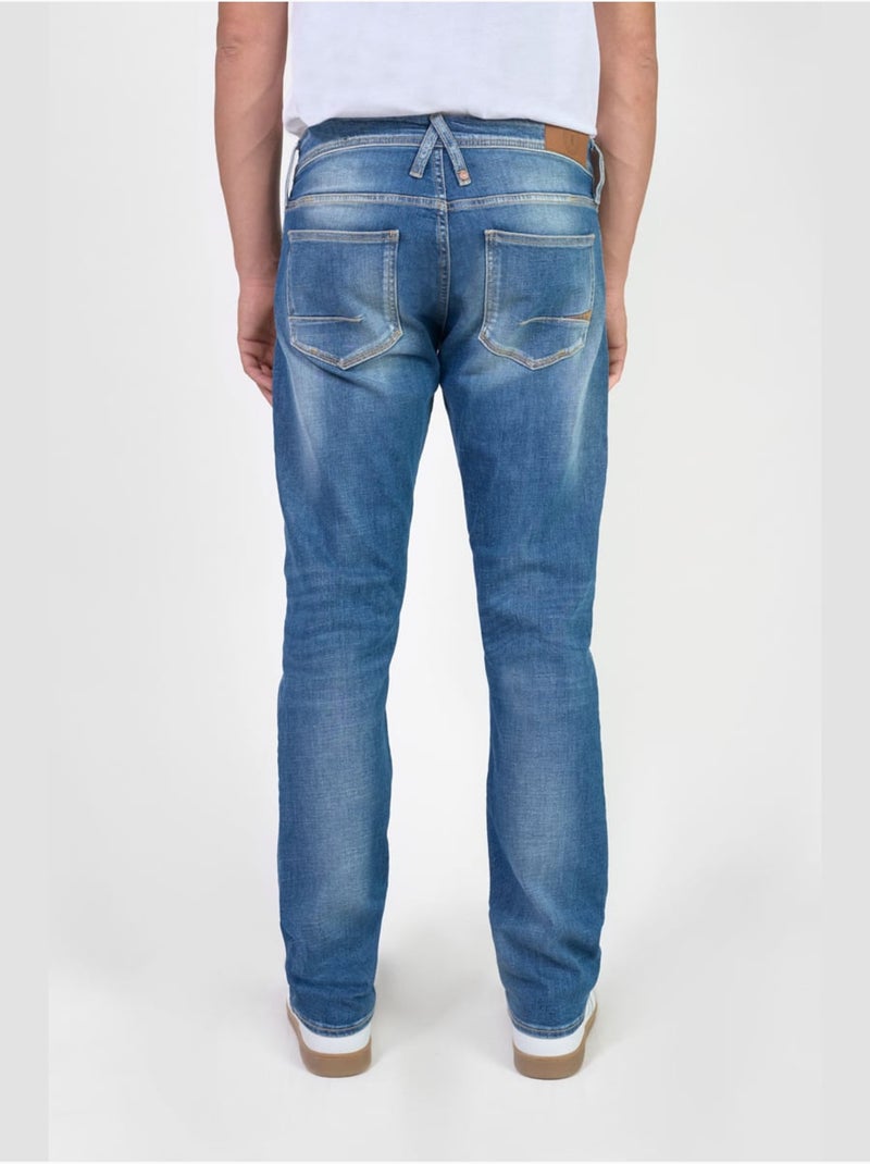 Jeans dritto 800/12, lunghezza 34 Blu - Kiabi