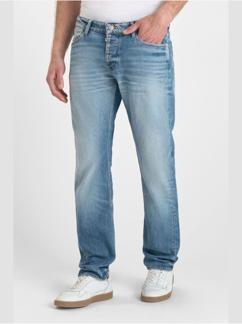 Jeans dritto 800/12, lunghezza 34 Blu - Kiabi