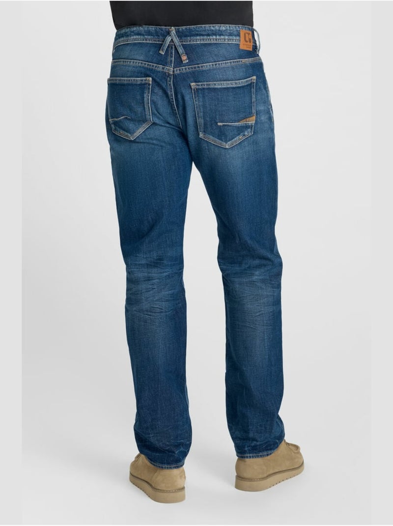 Jeans dritto 800/12, lunghezza 34 Blu - Kiabi