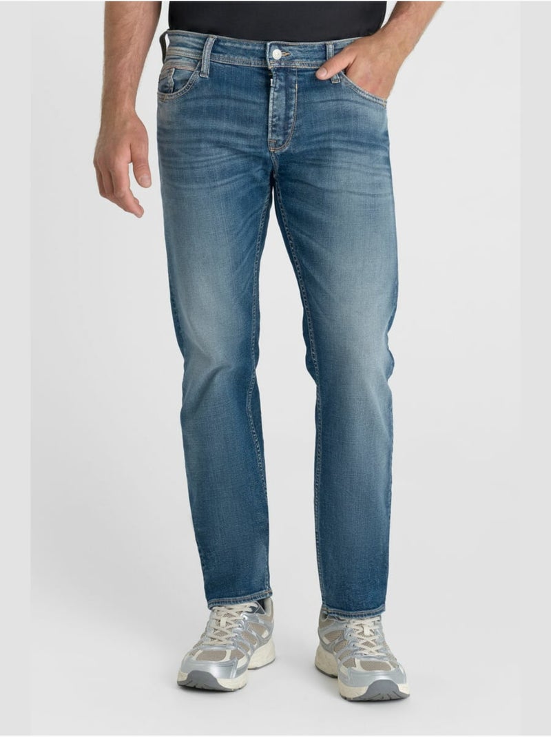 Jeans dritto 800/12, lunghezza 34 Blu - Kiabi