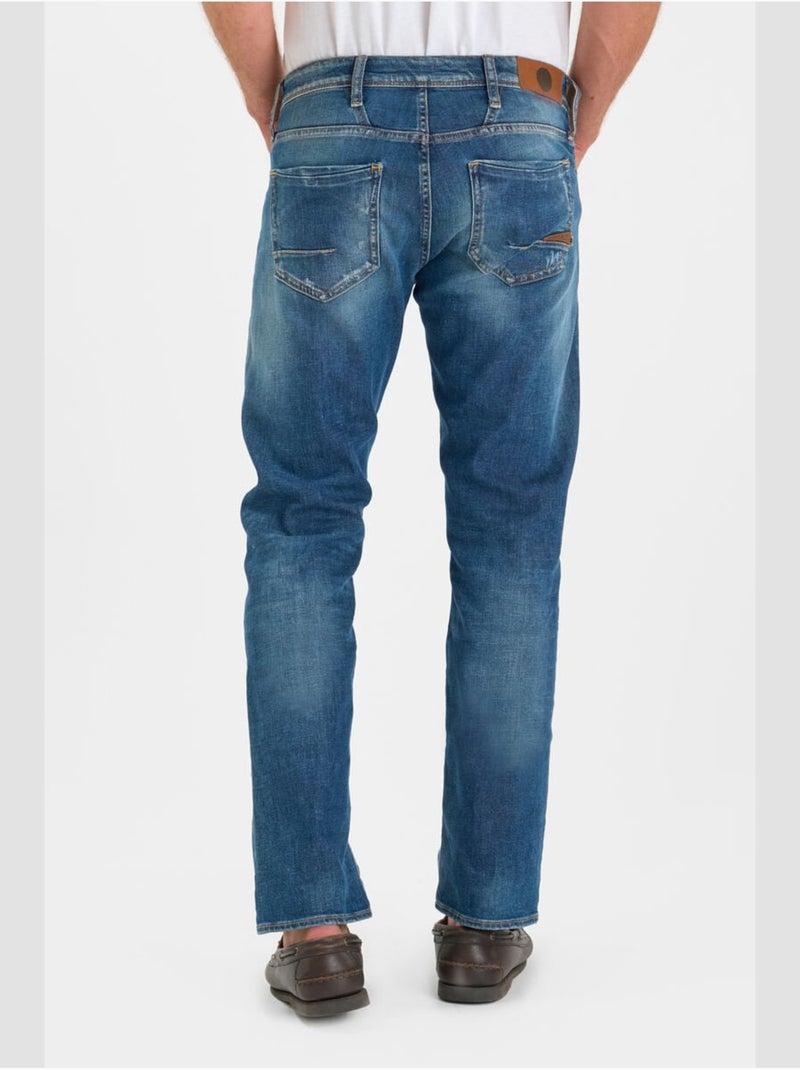 Jeans dritto 800/12, lunghezza 34 Blu - Kiabi