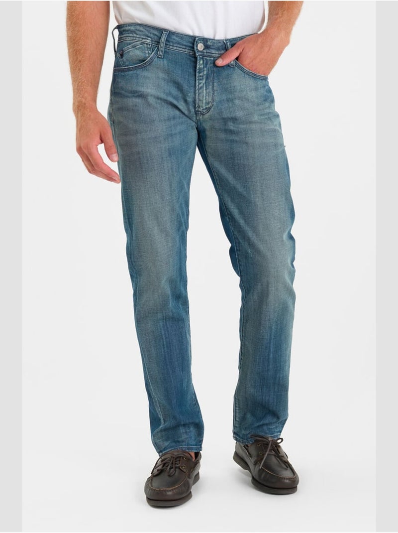 Jeans dritto 800/12, lunghezza 34 Blu - Kiabi