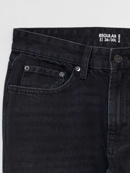 Jeans dritto a 5 tasche - L30 - Kiabi Jeans dritto a 5 tasche - L30 - Kiabi