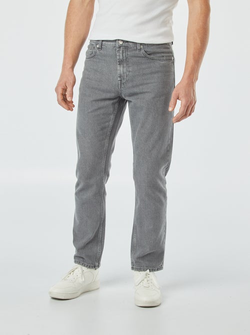 Jeans dritto a 5 tasche - L30 - Kiabi Jeans dritto a 5 tasche - L30 - Kiabi