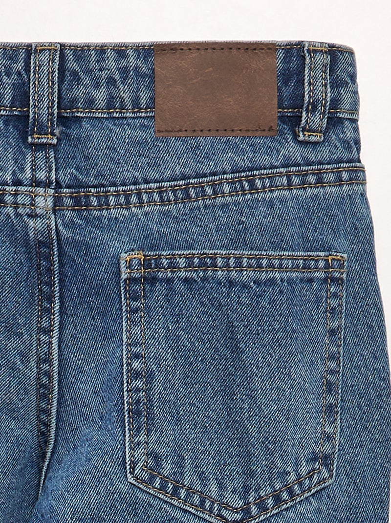 Jeans dritto a 5 tasche BLU - Kiabi
