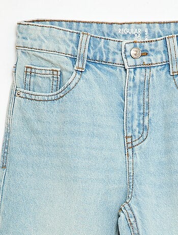 Jeans dritti con 5 tasche