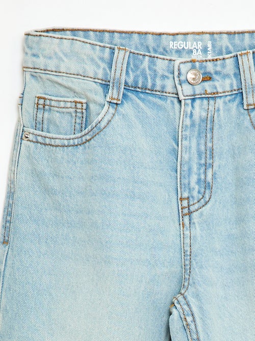 Jeans dritto a 5 tasche - Kiabi Jeans dritto a 5 tasche - Kiabi
