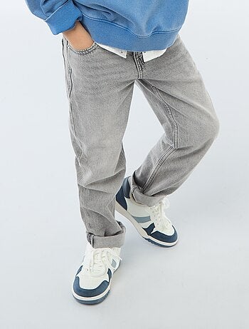 Jeans dritti con 5 tasche