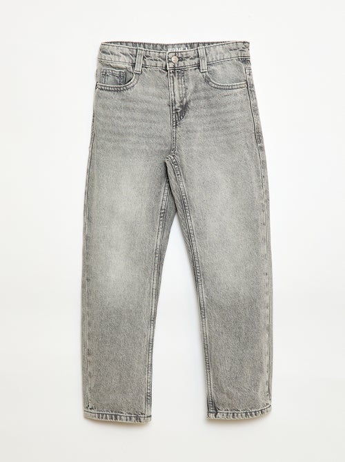 Jeans dritto a 5 tasche - Kiabi Jeans dritto a 5 tasche - Kiabi