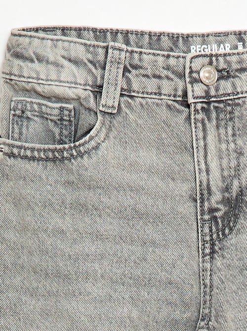 Jeans dritto a 5 tasche - Kiabi Jeans dritto a 5 tasche - Kiabi