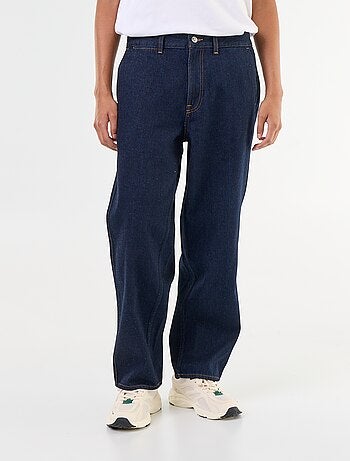 Jeans dritto con tasche alla francese