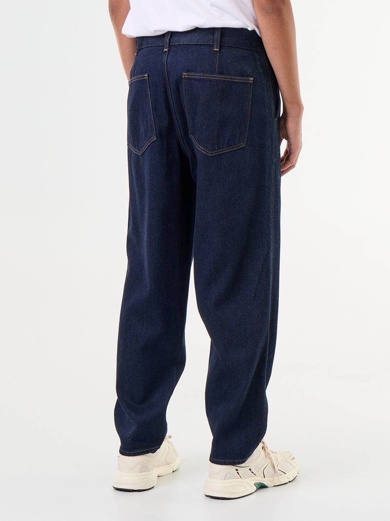 Jeans dritto con tasche alla francese Blu - Kiabi