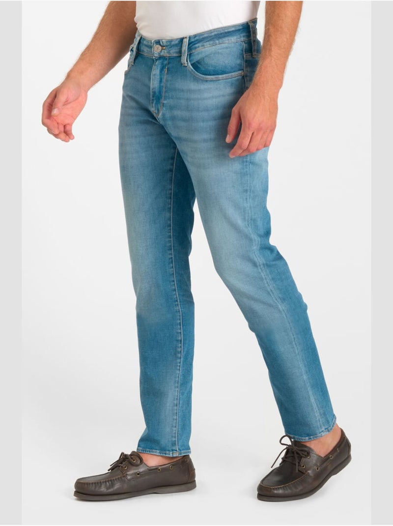 Jeans dritto , lunghezza 34 Blu - Kiabi