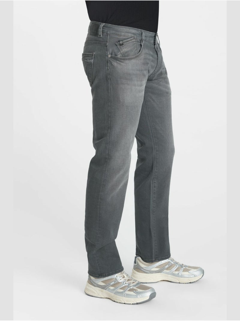 Jeans dritto , lunghezza 34 Grigio - Kiabi