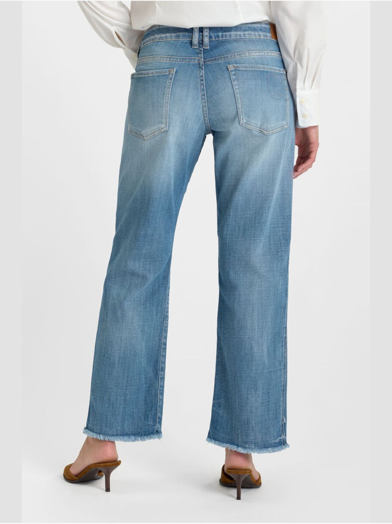 Jeans dritto PIHLA, 7/8 Blu - Kiabi