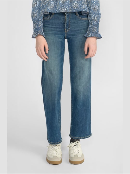 Jeans dritto pulp slim vita alta, lunghezza 34 - Kiabi Jeans dritto pulp slim vita alta, lunghezza 34 - Kiabi