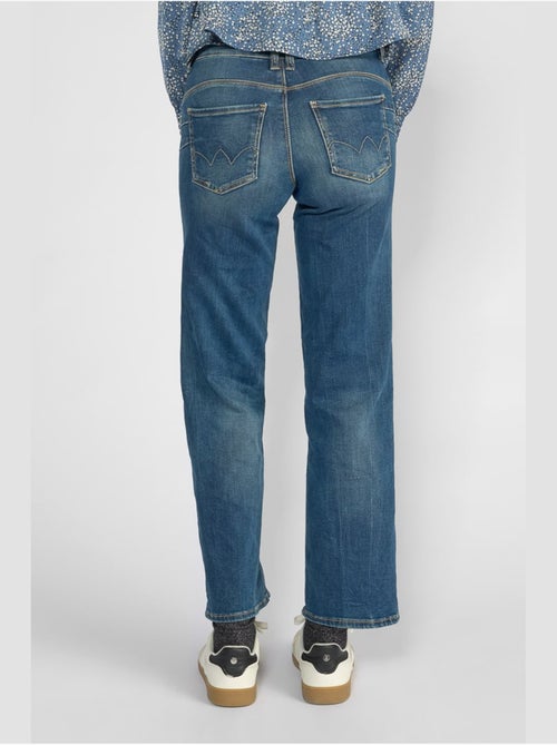 Jeans dritto pulp slim vita alta, lunghezza 34 - Kiabi Jeans dritto pulp slim vita alta, lunghezza 34 - Kiabi