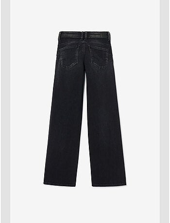 Jeans dritto pulp slim vita alta, lunghezza 34