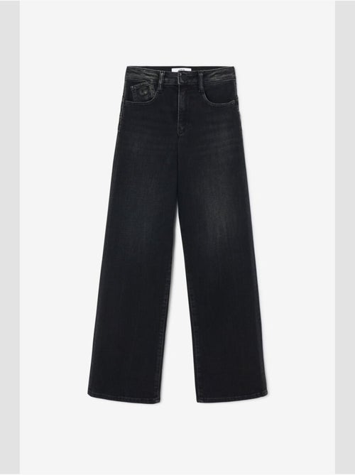 Jeans dritto pulp slim vita alta, lunghezza 34 - Kiabi Jeans dritto pulp slim vita alta, lunghezza 34 - Kiabi