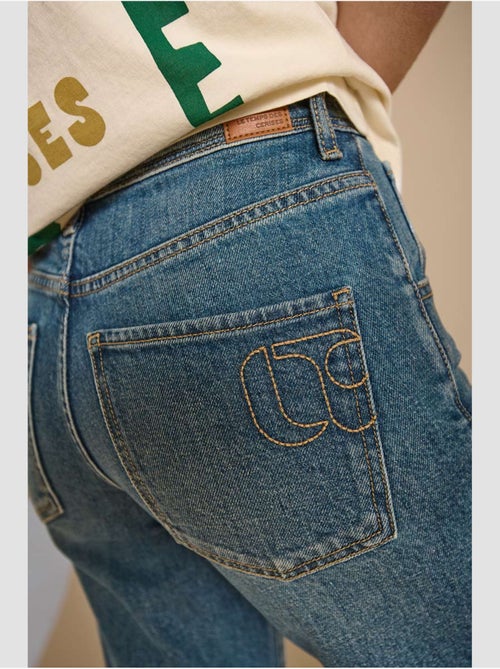 Jeans dritto revers, lunghezza 34 - Kiabi Jeans dritto revers, lunghezza 34 - Kiabi