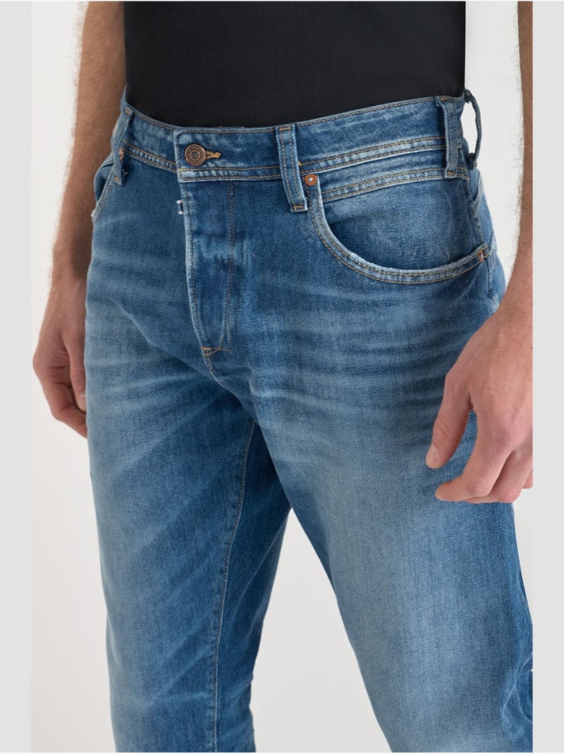 Jeans dritto WORK, lunghezza 34 Blu - Kiabi