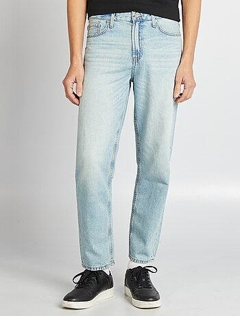 Jeans fit relaxed con canapa
